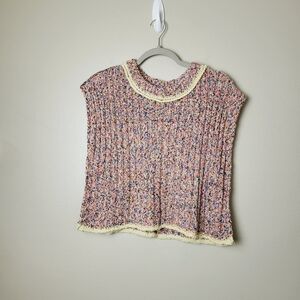Free People x Revolve Desert Heat Vest in Rainbow Combo Sleeveless Women's Small